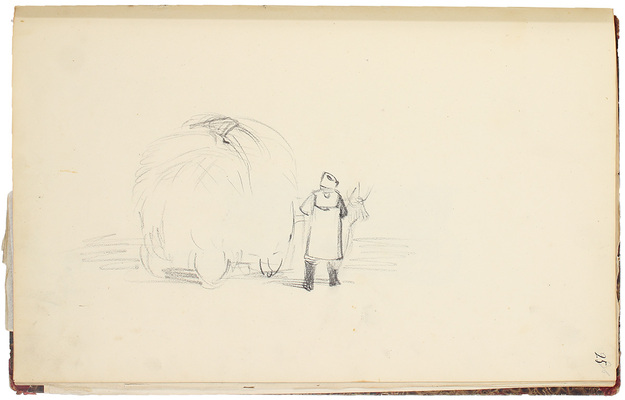 Штернберг Василий Иванович. Альбом рисунков с пейзажами, портретами и набросками 